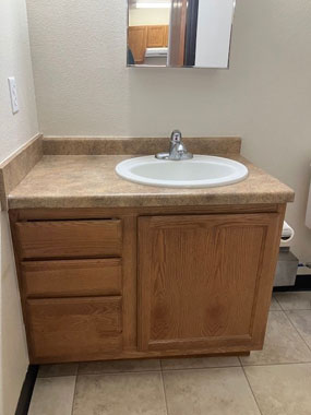 Agassiz Apartments Bathroom Sink